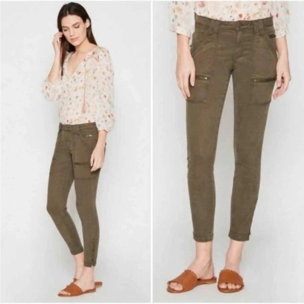 Joie -Olive green so real skinny cargo pants - size 28